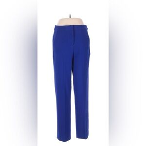 J. Crew Tailored Straight-Leg Pants in Cobalt Blue